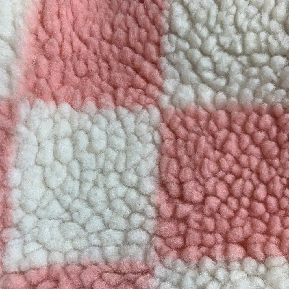 Mud Pie Checkered Sherpa Coat